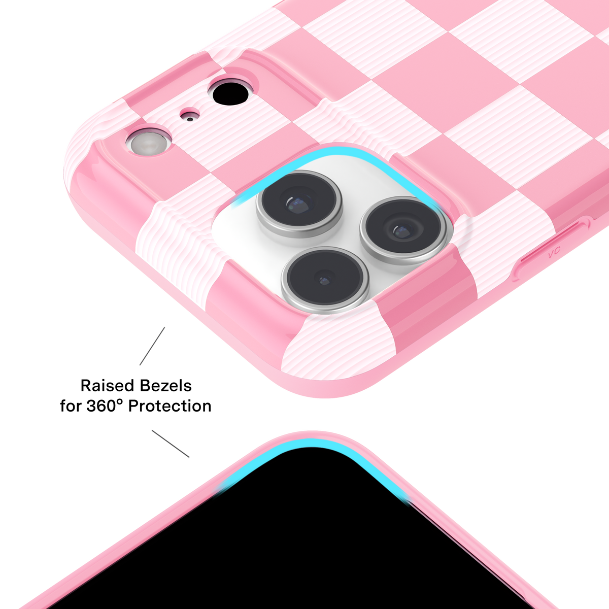 VELVET CAVIAR - MagSafe Case for Apple iPhone 17 Pro Max - Pink Vibe Checker