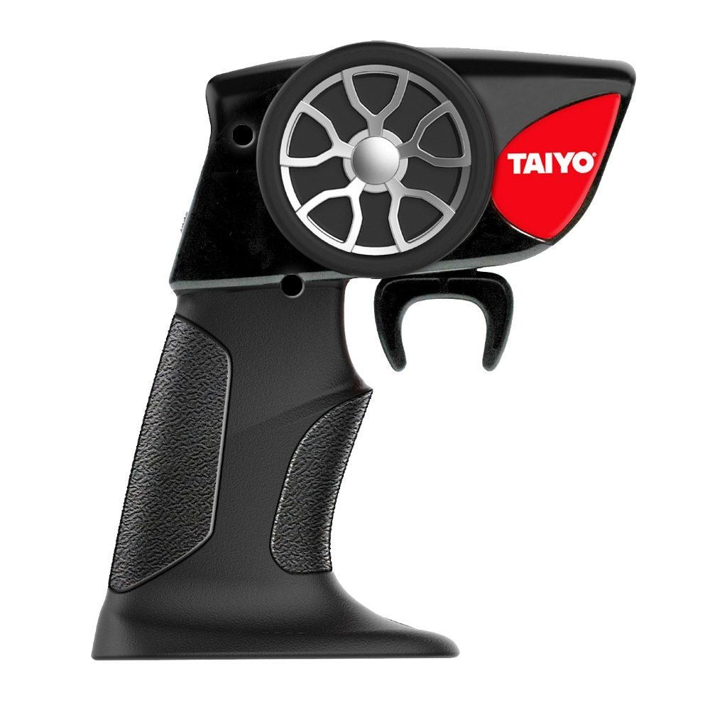 High-Speed RC Trail Racer (1:8) - Full-Function Drive, 9 mph, 40-Min Playtime, LED Lights, Blue and White