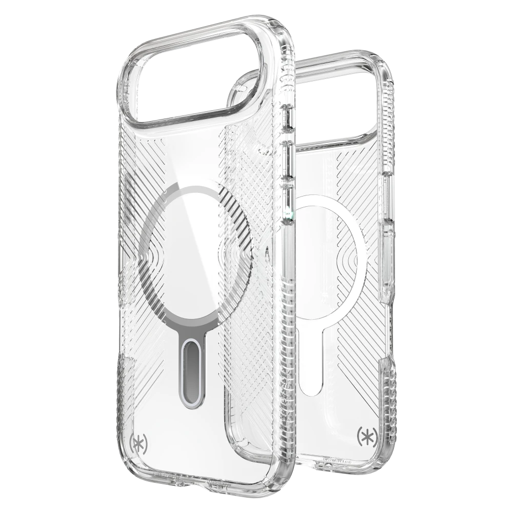 Speck - Presidio Perfect Clear Grip Case with ClickLock for iPhone Air - Clear