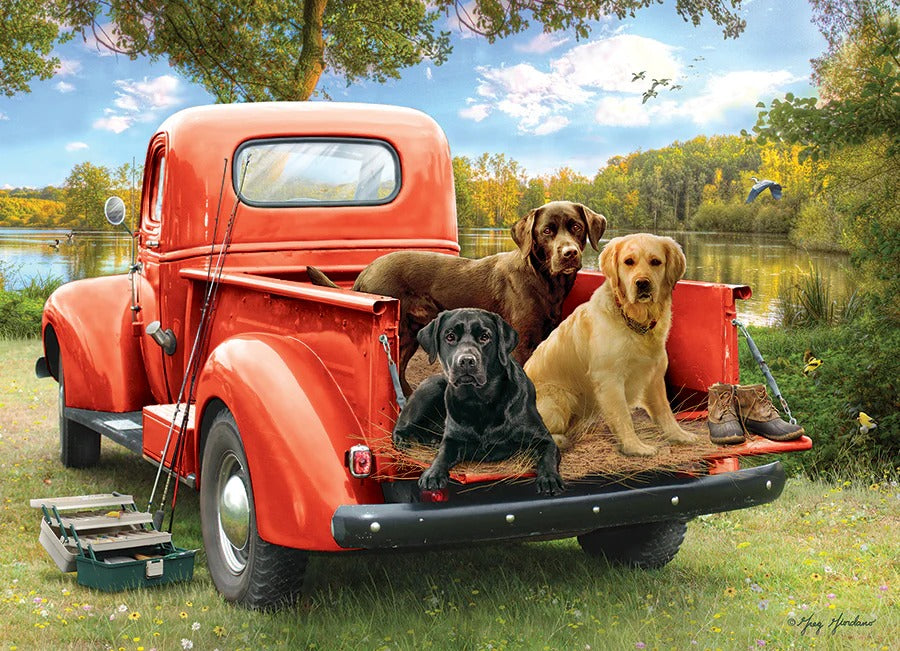 Cobble Hill Fishing Friends 1000 Piece Puzzle