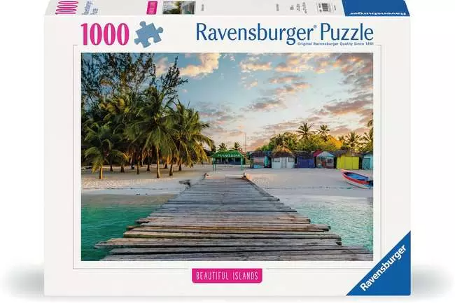 Ravensburger Beautiful Islands Caribbean Paradise 1000 Pc