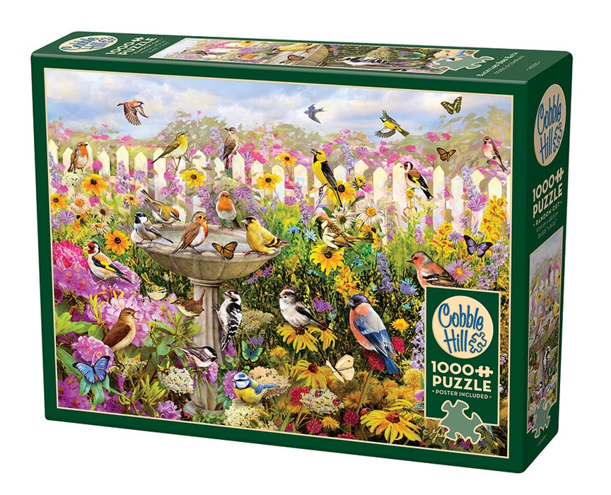 Cobble Hill Backyard Bird Bath | 1000 Piece Puzzle