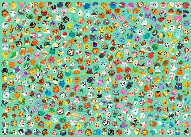 Ravensburger Animal Crossing Challenge 1000 Pc Puzzle