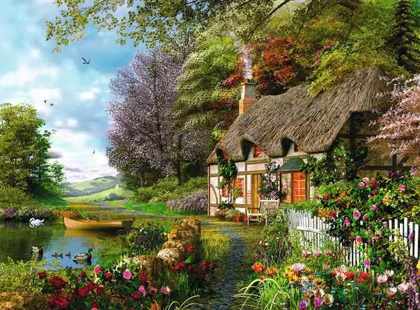 Ravensburger Country Cottage 1500 pc Puzzle
