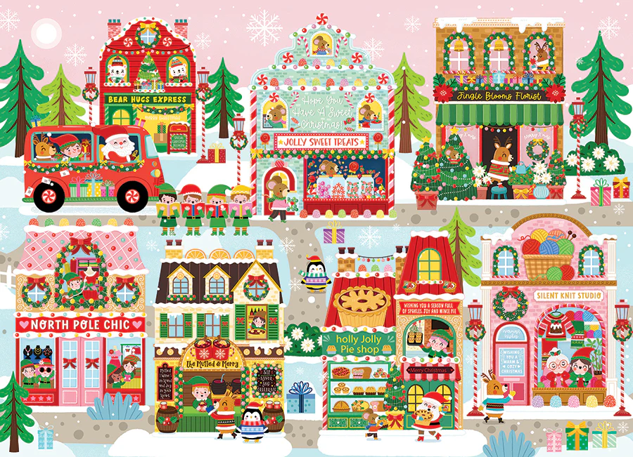 Cobble Hill Tinsel Town | Family Pieces 350 puzzle