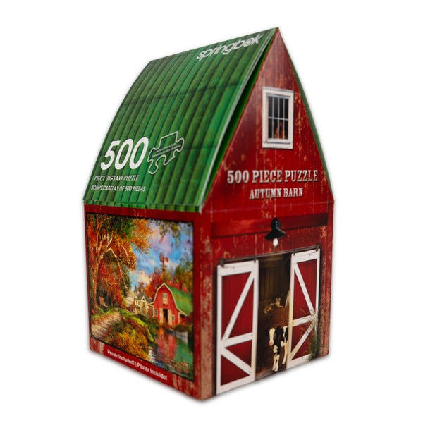 Springbok Autumn Barn 500 Piece Puzzle