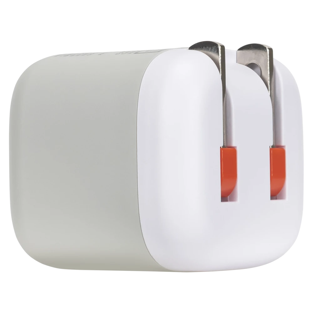 Ventev - 30W Mini Wall Charger and USB C to Apple Lightning Cable - White