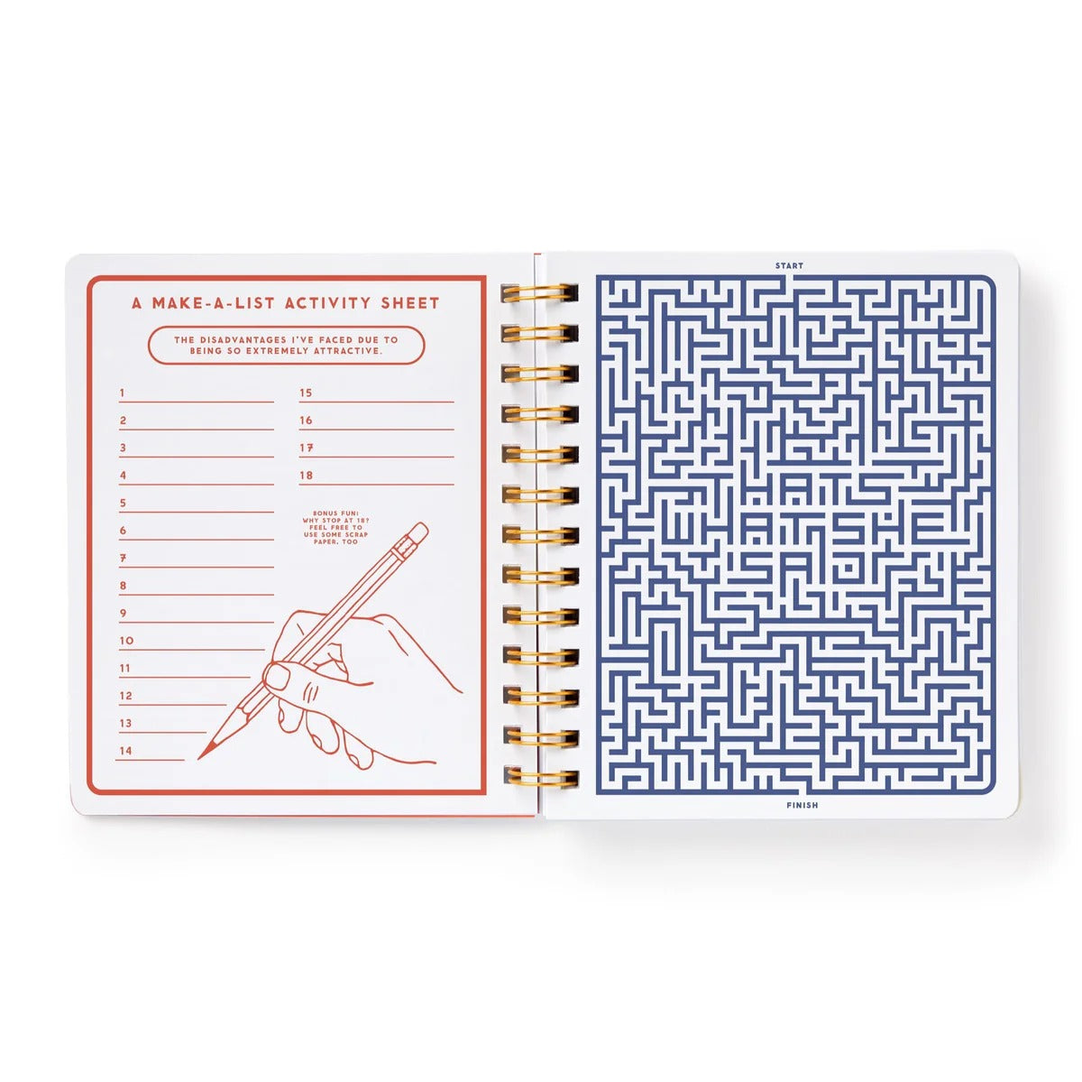 Brass Monkey Beyond Bored Adult Activity Book With 200 Pages Of Puzzles and Games