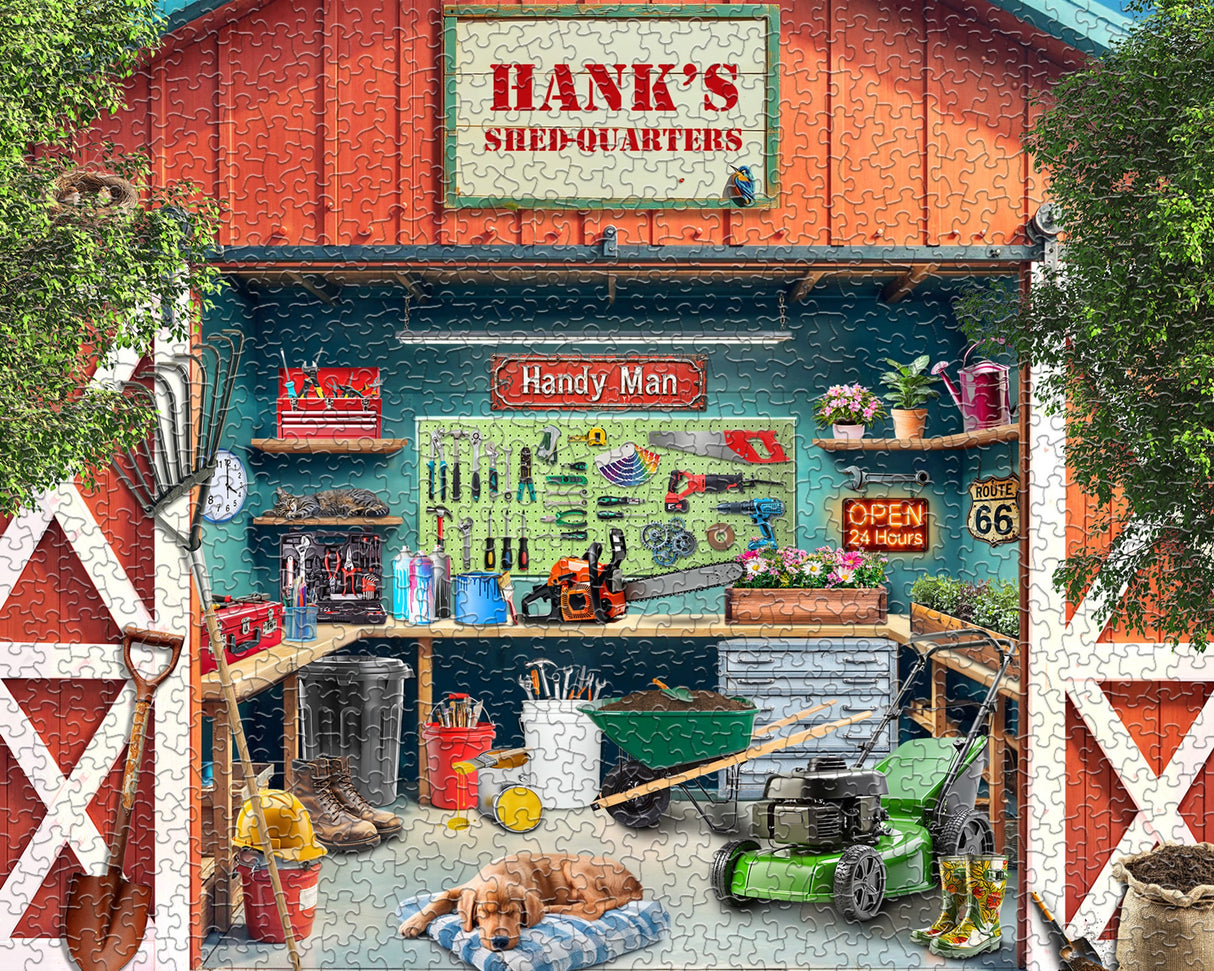 Springbok Shed-Quarters 1000 Piece Jigsaw Puzzle