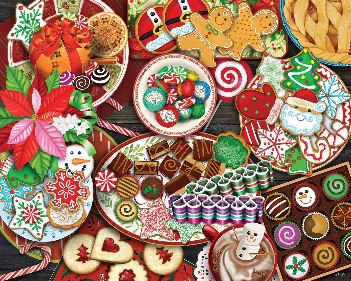 White Mountain Puzzles - Christmas Goodies (2077pz) - 1000 Piece Jigsaw Puzzle