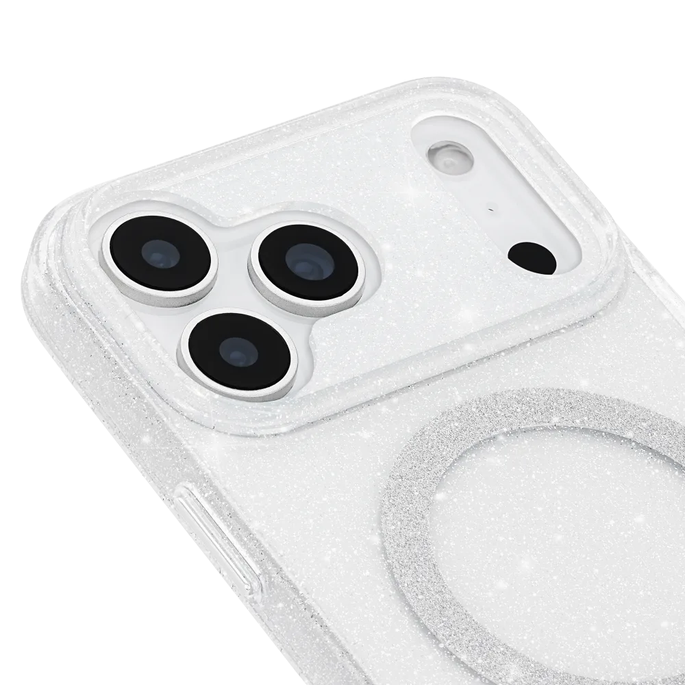 Case-Mate - Twinkle MagSafe Case for Apple iPhone 17 Pro Max - Twilight Silver