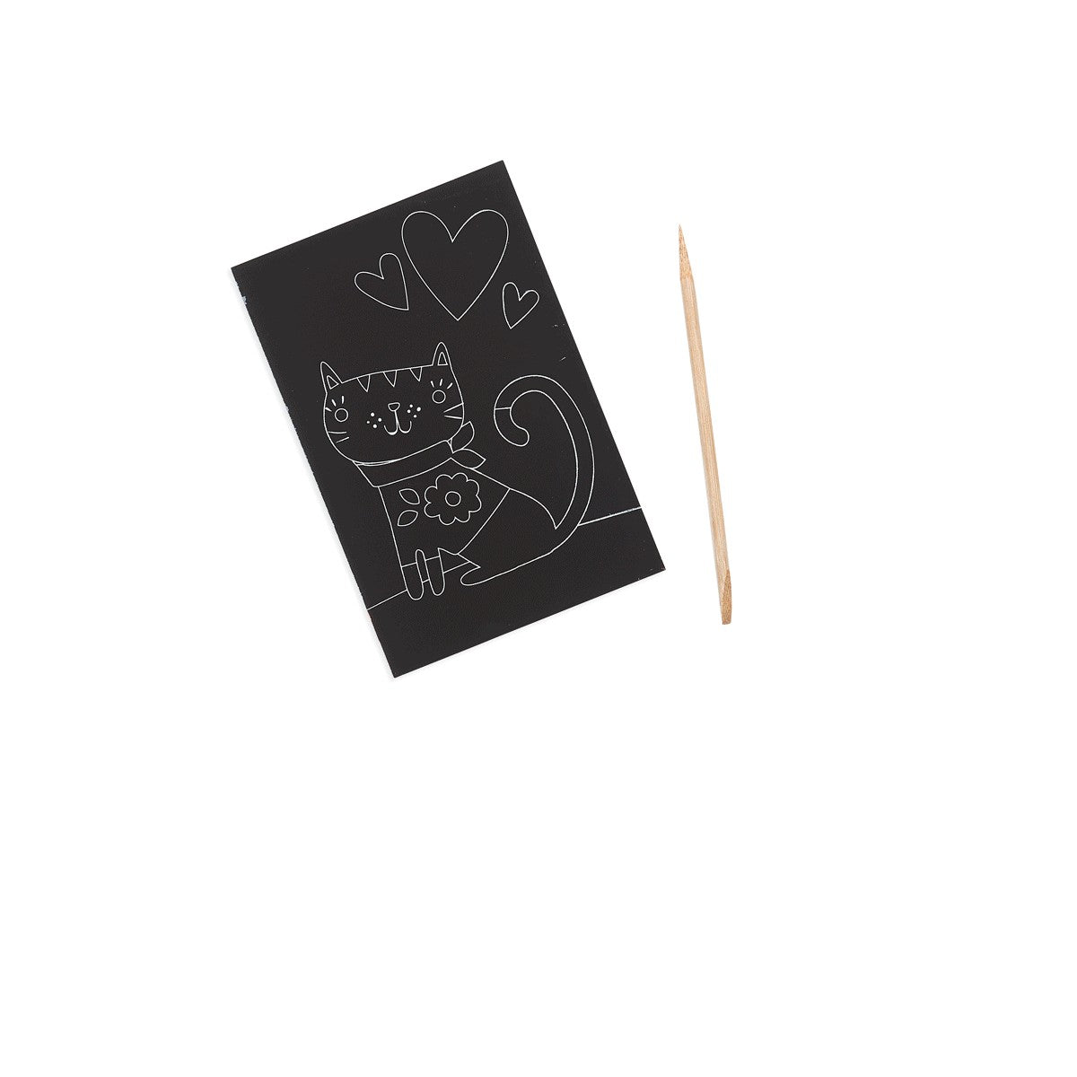 OOLY Scratch & Scribble: Mini Kit - Cutie Cats (7 PC Set) - product image 2 of 5
