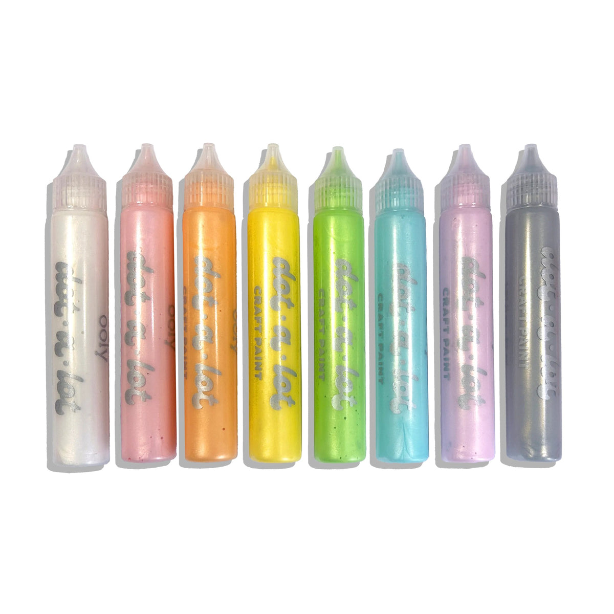 OOLY Dot-a-Lot 3D Dimensional Craft Paint - Pearlescent - Set of 8 - product image 3 of 8
