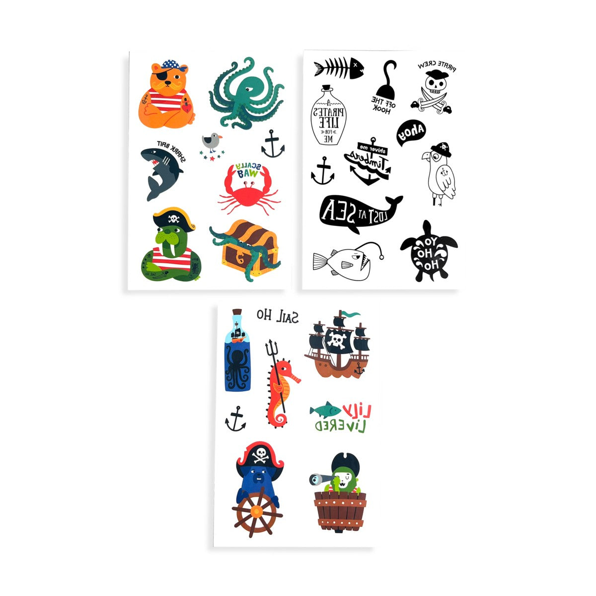 OOLY Mini Tattoo Palooza Temporary Tattoos - Pirate's Life - product image 2 of 3