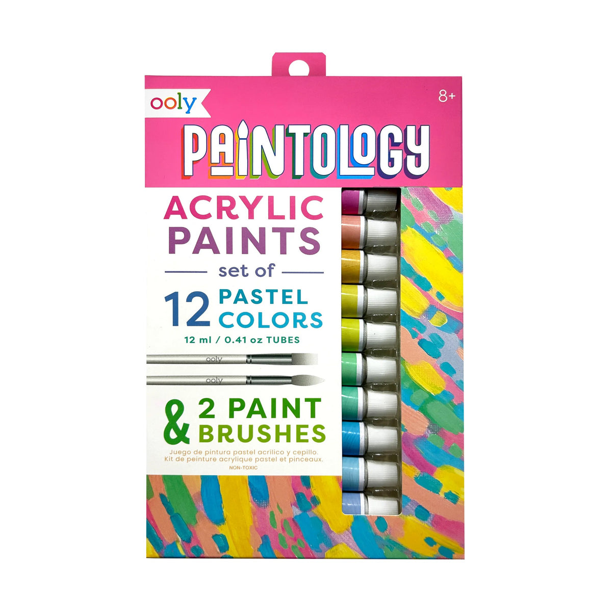 OOLY Paintology Acrylic Paints Set - Pastel Colors - Set of 12 - main product image