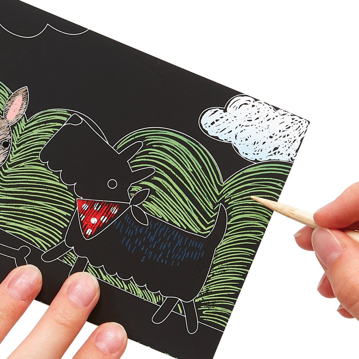 OOLY Scratch and Scribble Mini Scratch Art Kit - Playful Pups - 6 Cards - product image 5 of 5