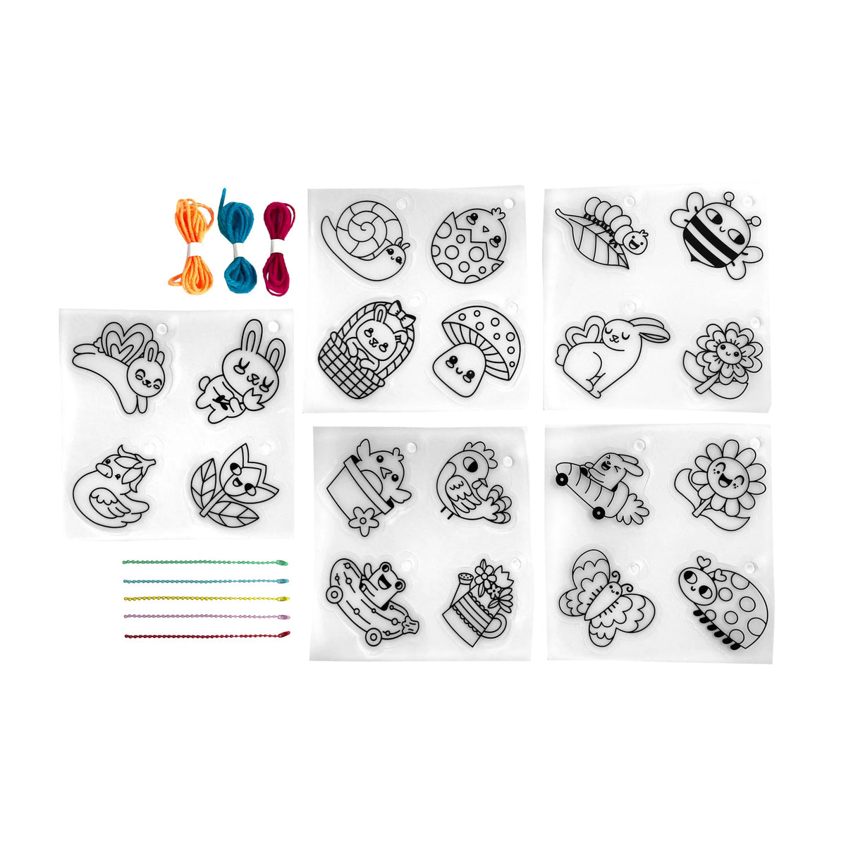 OOLY Shrink-Its!: D.I.Y. Shrink Art Kit - Garden Pals (28 PC Set) - product image 4 of 7
