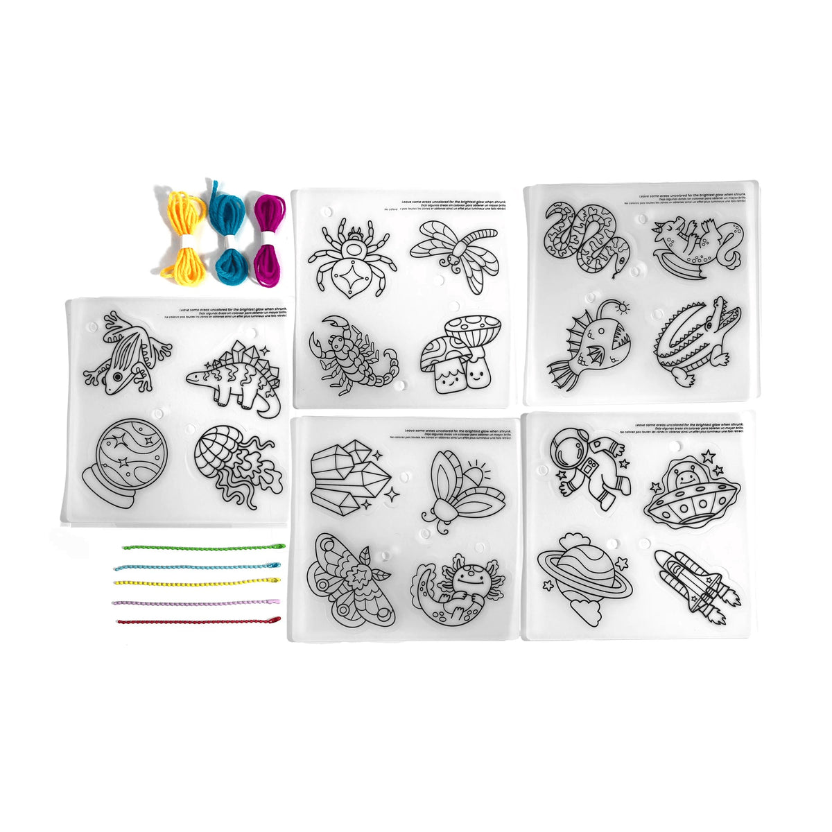 OOLY Shrink-Its! DIY Shrink Art Kit - Glow Buddies - 20 Charms - product image 6 of 8