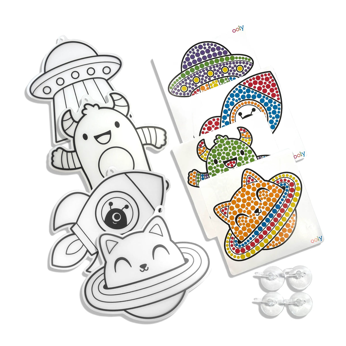OOLY Sun Sparkles Gem Suncatcher Kit - Cosmic Fun - 4 Designs - product image 4 of 8
