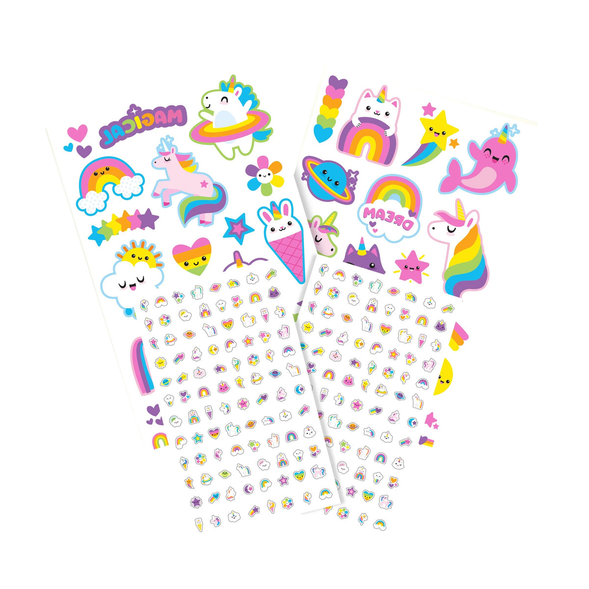 OOLY Tattoo-Palooza Temporary Tattoos & Nail Stickers - Unicorns & Rainbows - product image 3 of 8