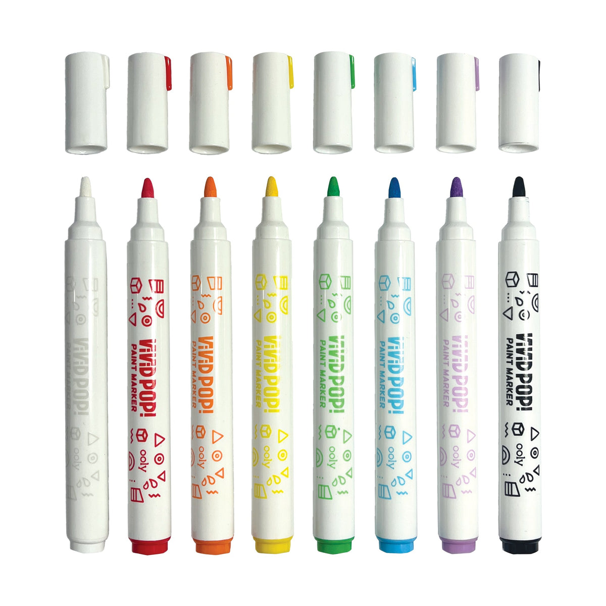 OOLY Vivid Pop! Water Based Paint Markers - Set of 8 - product image 8 of 8