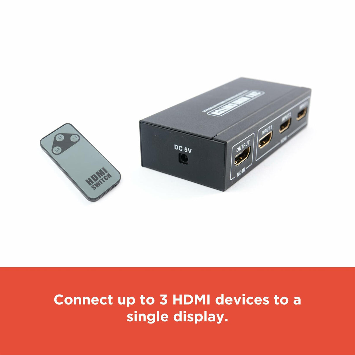 RadioShack Switch HDMI 3 X 1 ports 1503212 3D
