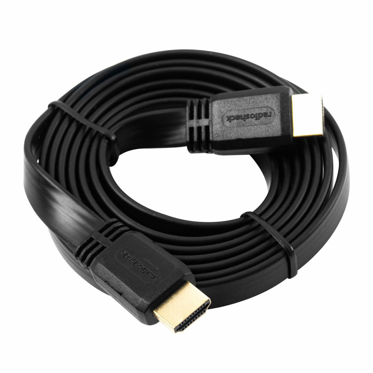 RadioShack HDMI 2.0 4K Flat Cable with Ethernet Male to Male - 1.8m 6 Feet