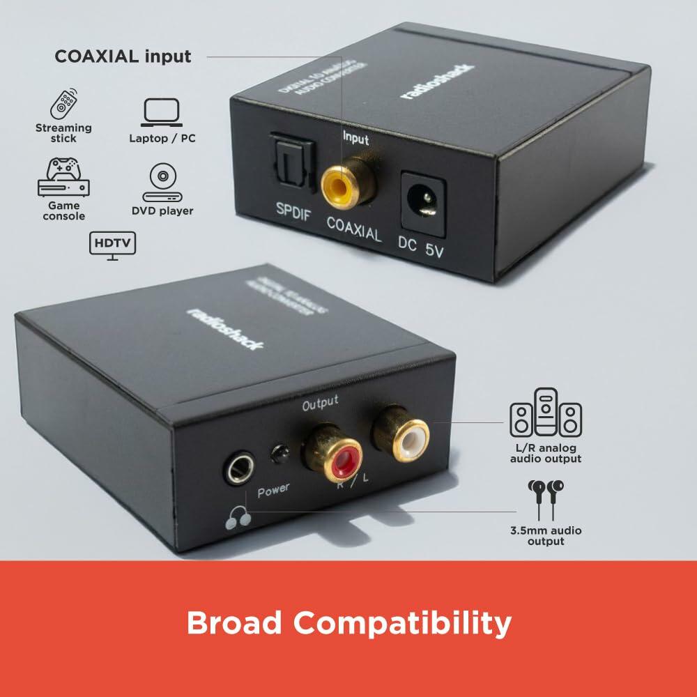 RadioShack Digital to Analog Audio Converter 1503291