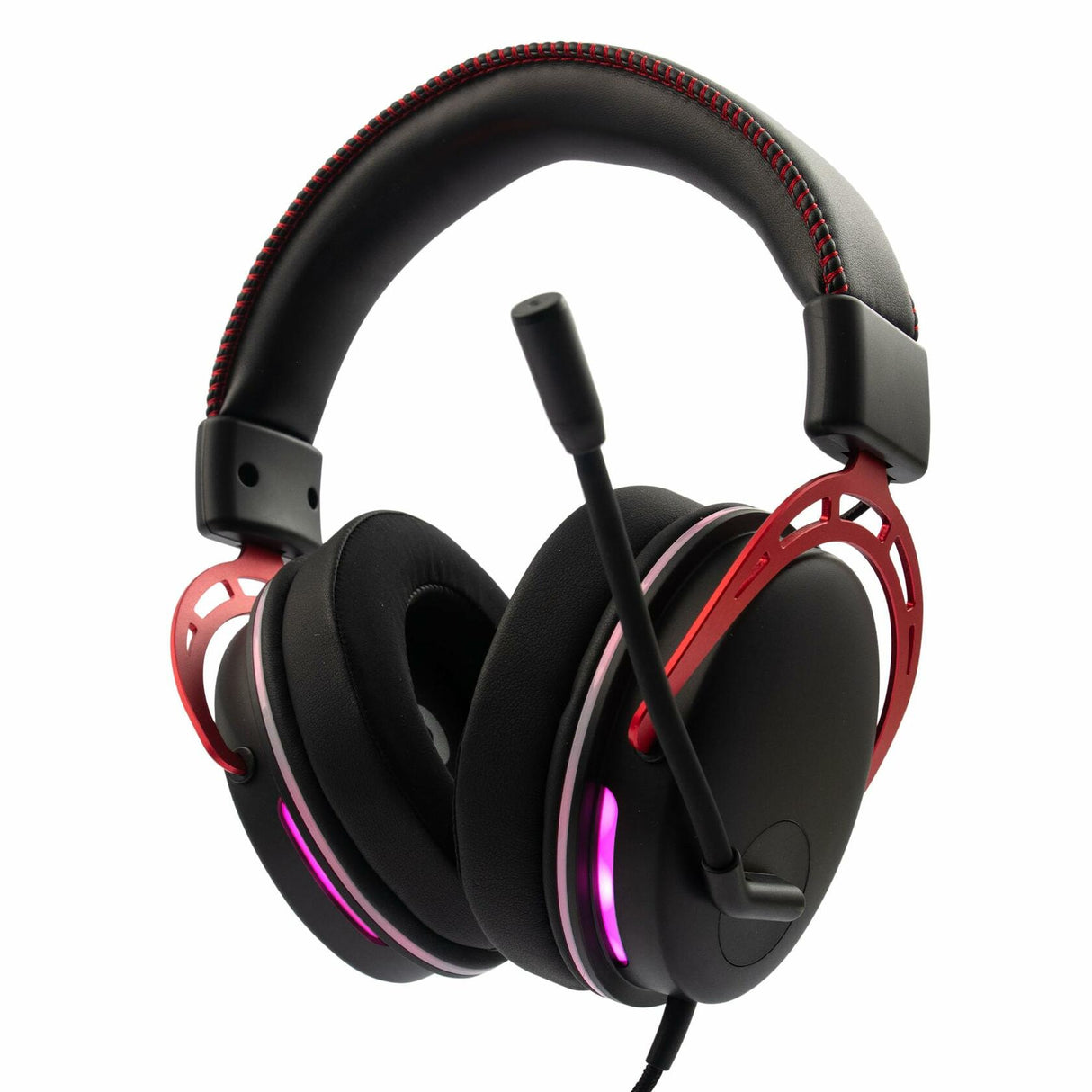 RadioShack Gaming 7.1 USB Headphones Black & Red 3304408