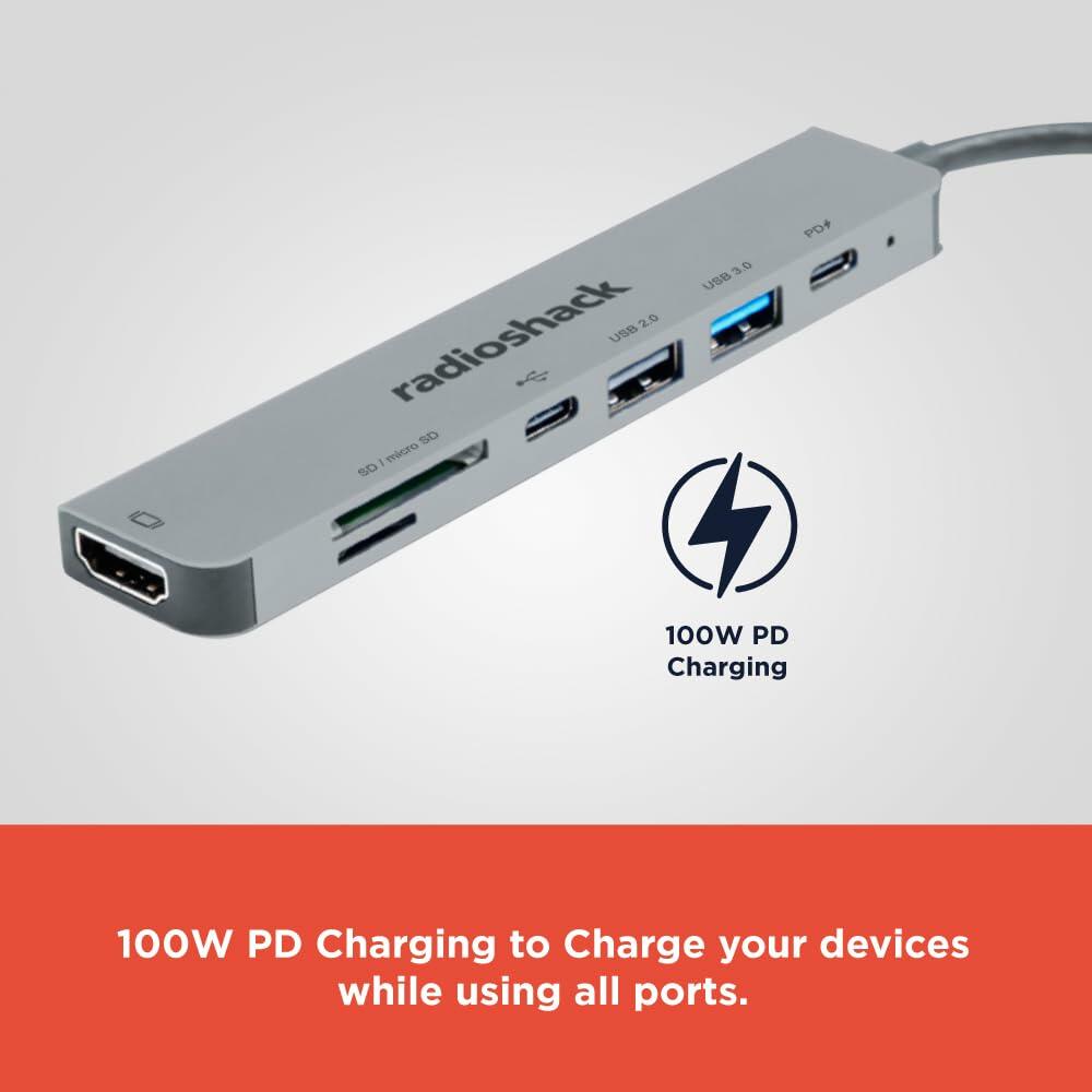 RadioShack 7 in 1 Type-C Adapter