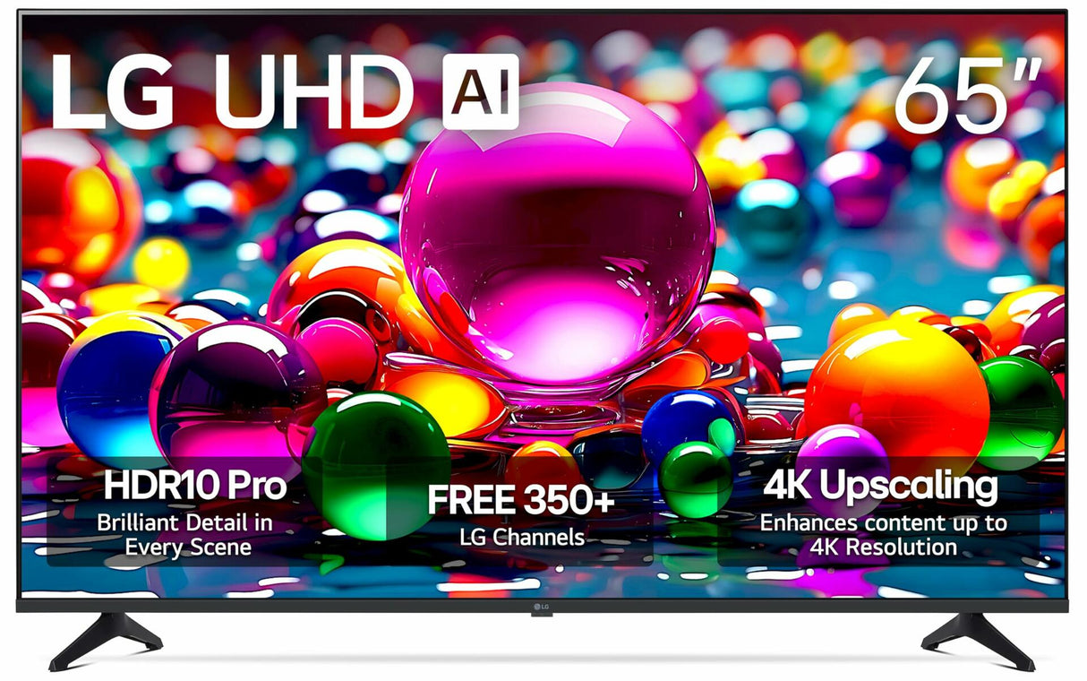 LG 65UA7700P 65 inch Class UA77 Series LED AI 4K Smart webOS TV (2025)
