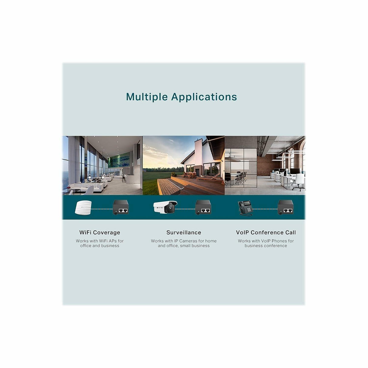 TP-Link PoE+ Injector Gigabit | Non-PoE to PoE Adapter | 802.3at/af Compliant | Up to 30W Power Budget | Wall Mountable | Plug&Play | Up to 100m(328 ft) | UL Certified(POE160S)