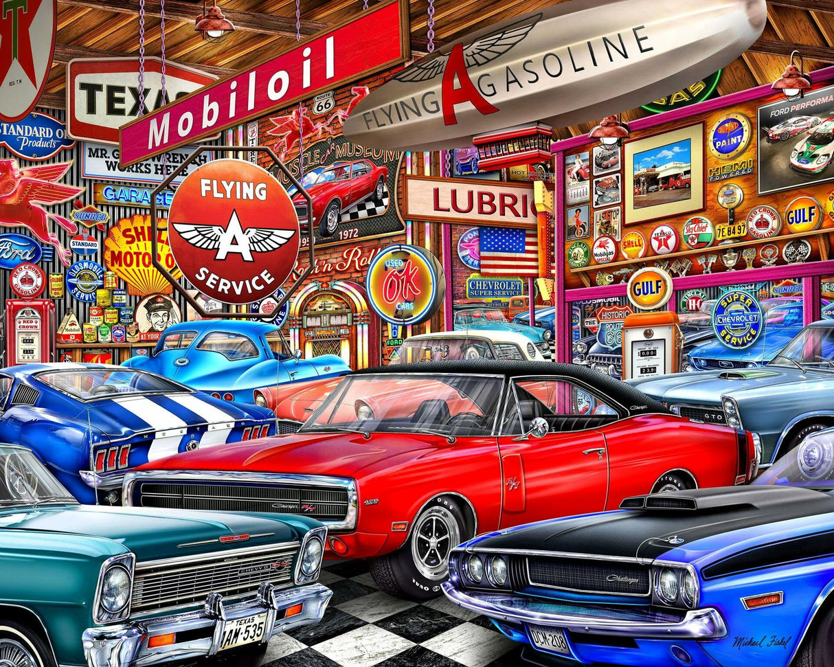 Springbok Muscle Car Museum 1000Pc