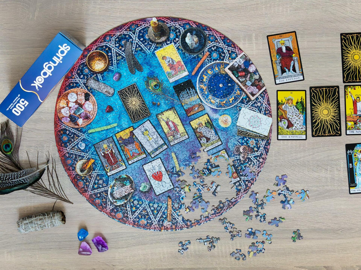 Springbok Tarot Crystal Magic 500Pc Rd