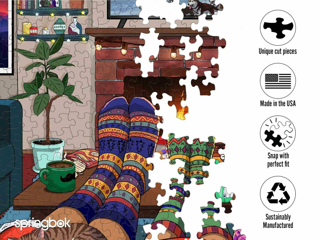 Springbok Snuggle Season Limited Release 500Pc