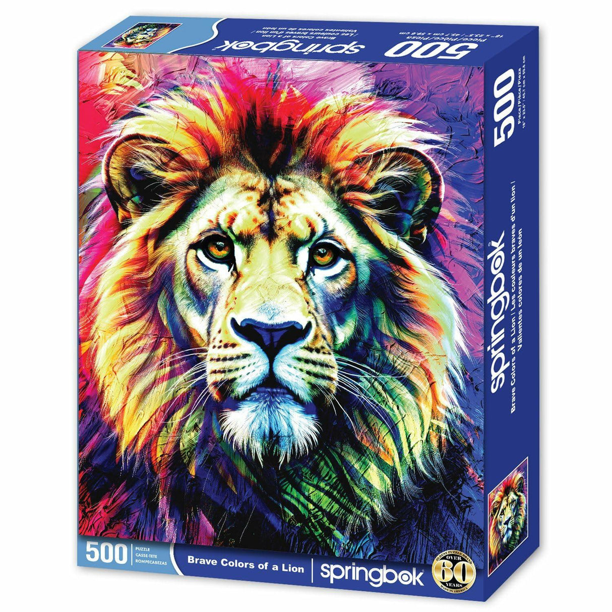Springbok Brave Colors Of A Lion Limited Release 500Pc