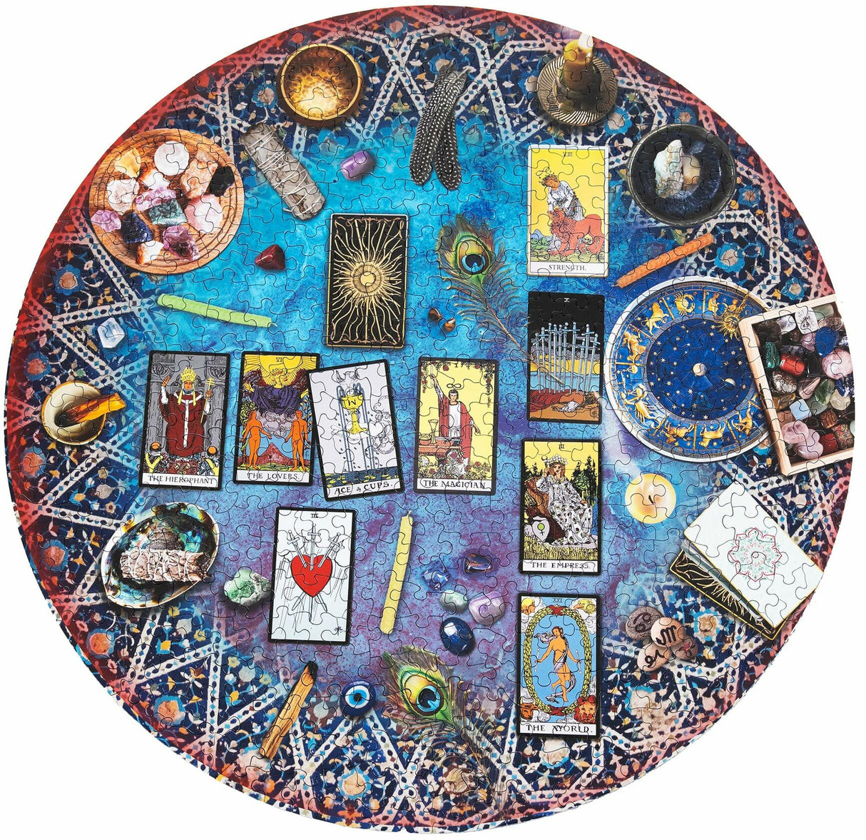 Springbok Tarot Crystal Magic 500Pc Rd