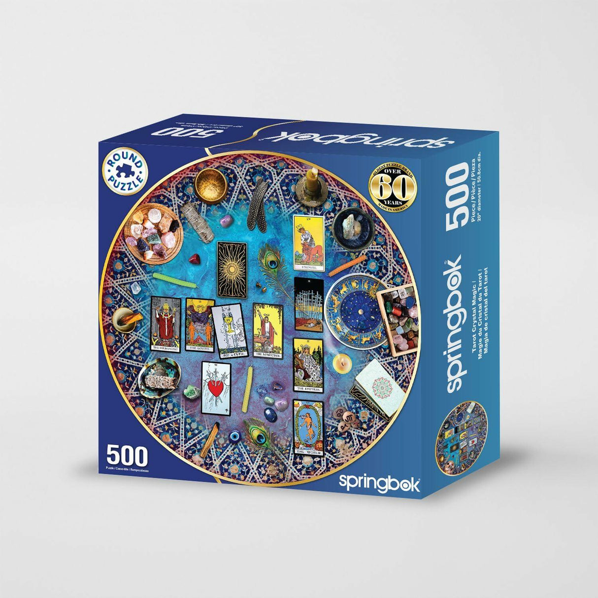 Springbok Tarot Crystal Magic 500Pc Rd