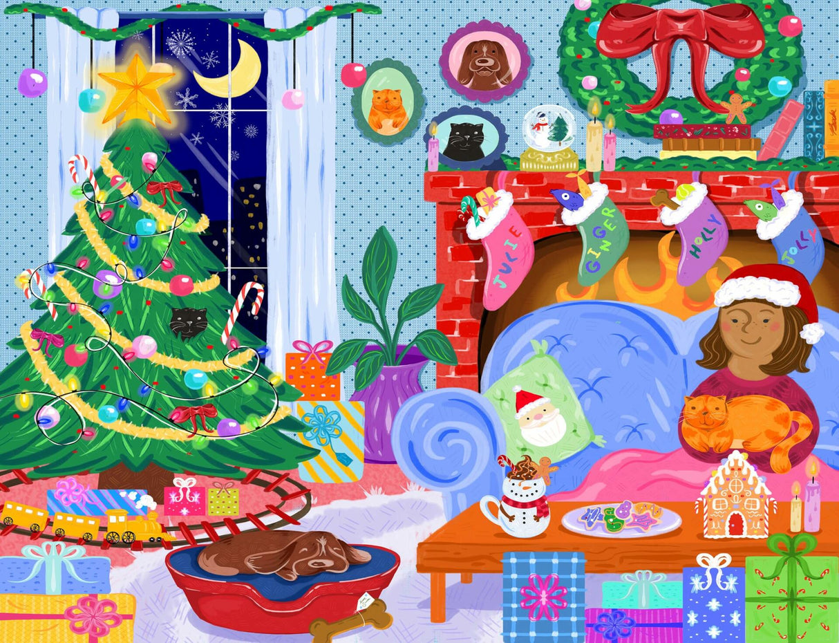 STOCKING AND SNUGGLES 500PC