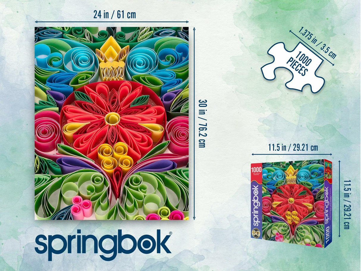Springbok Holiday Quilling Art 1000Pc