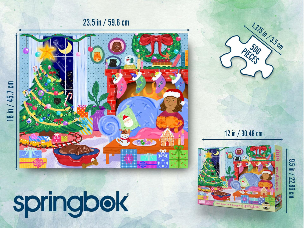 STOCKING AND SNUGGLES 500PC