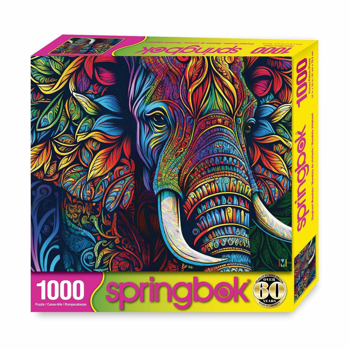 Springbok Elephant Mandala 1000Pc