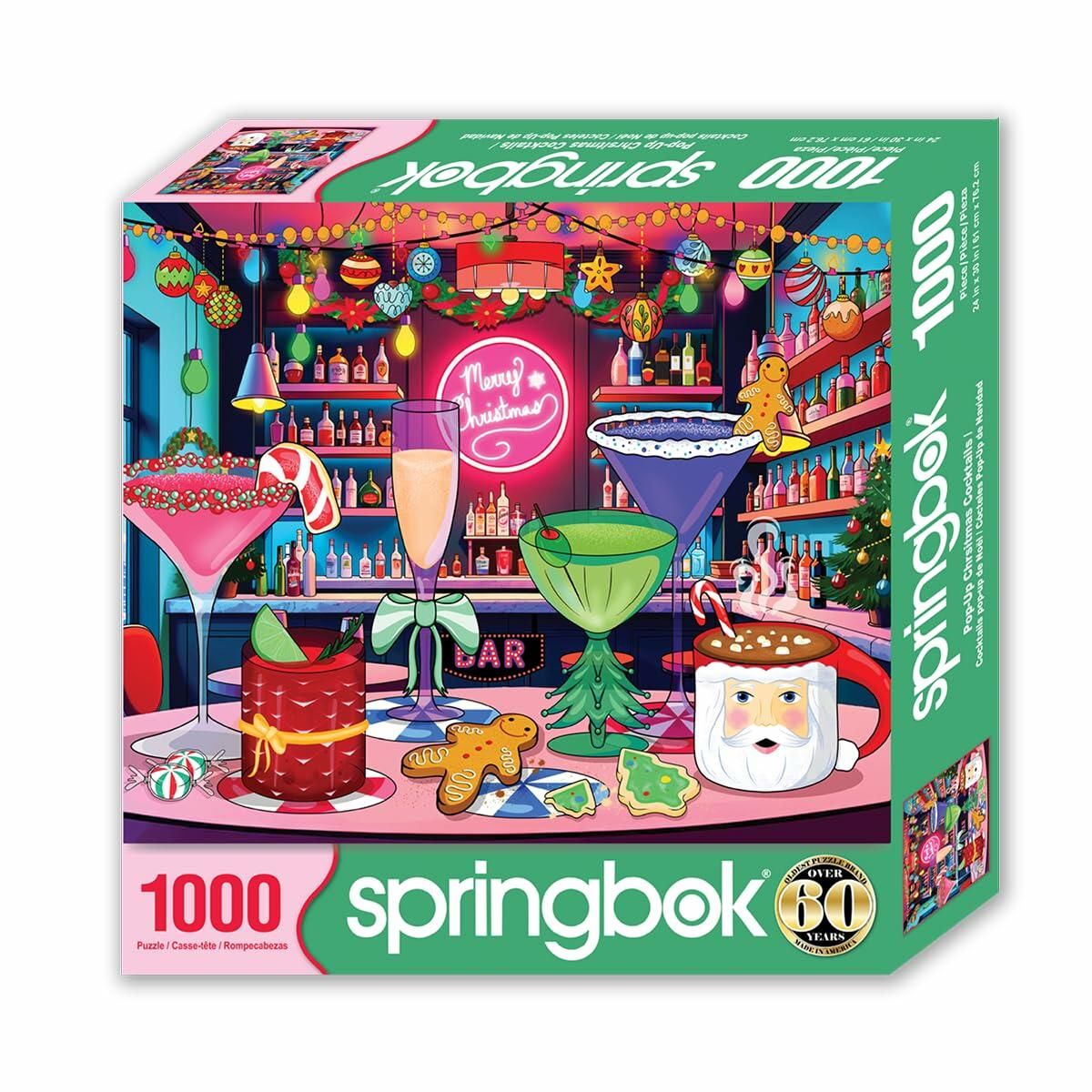 Springbok Pop-Up Christmas Cocktails Limited Release 1000Pc