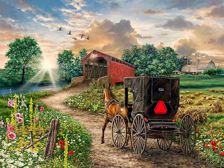 Springbok Evening On The Farm 1000Pc