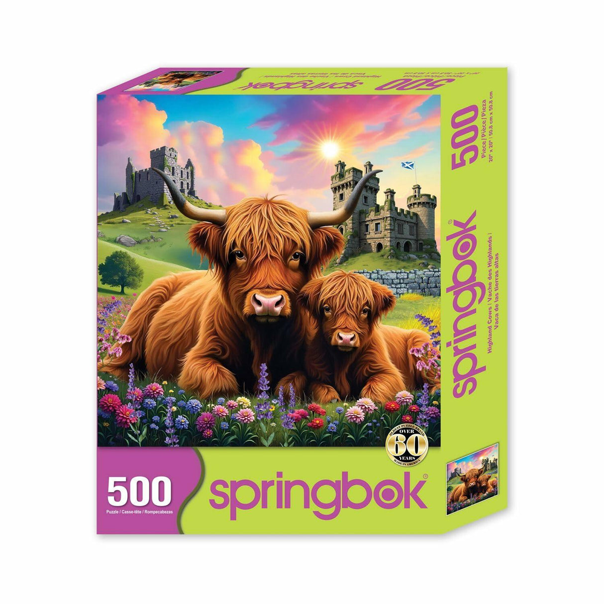 Springbok Highland Cows 500Pc