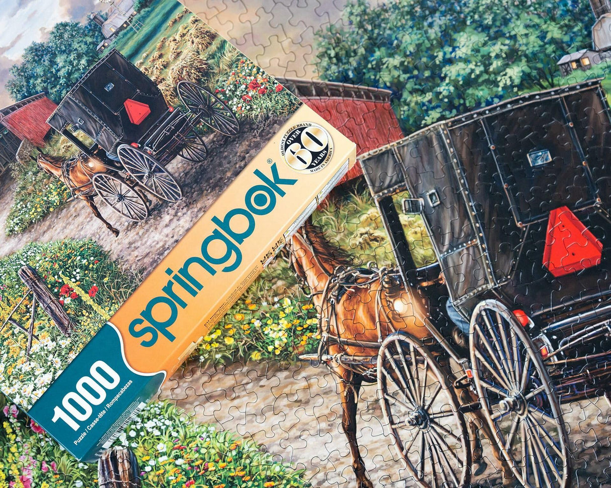 Springbok Evening On The Farm 1000Pc