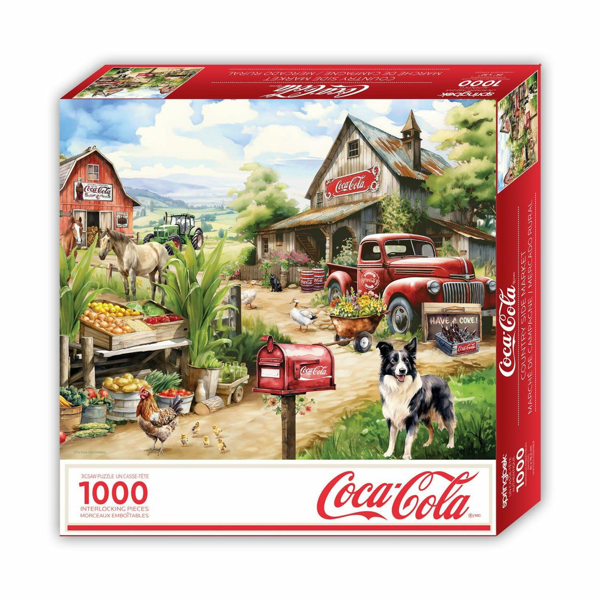 Springbok Country Side Market 1000Pc