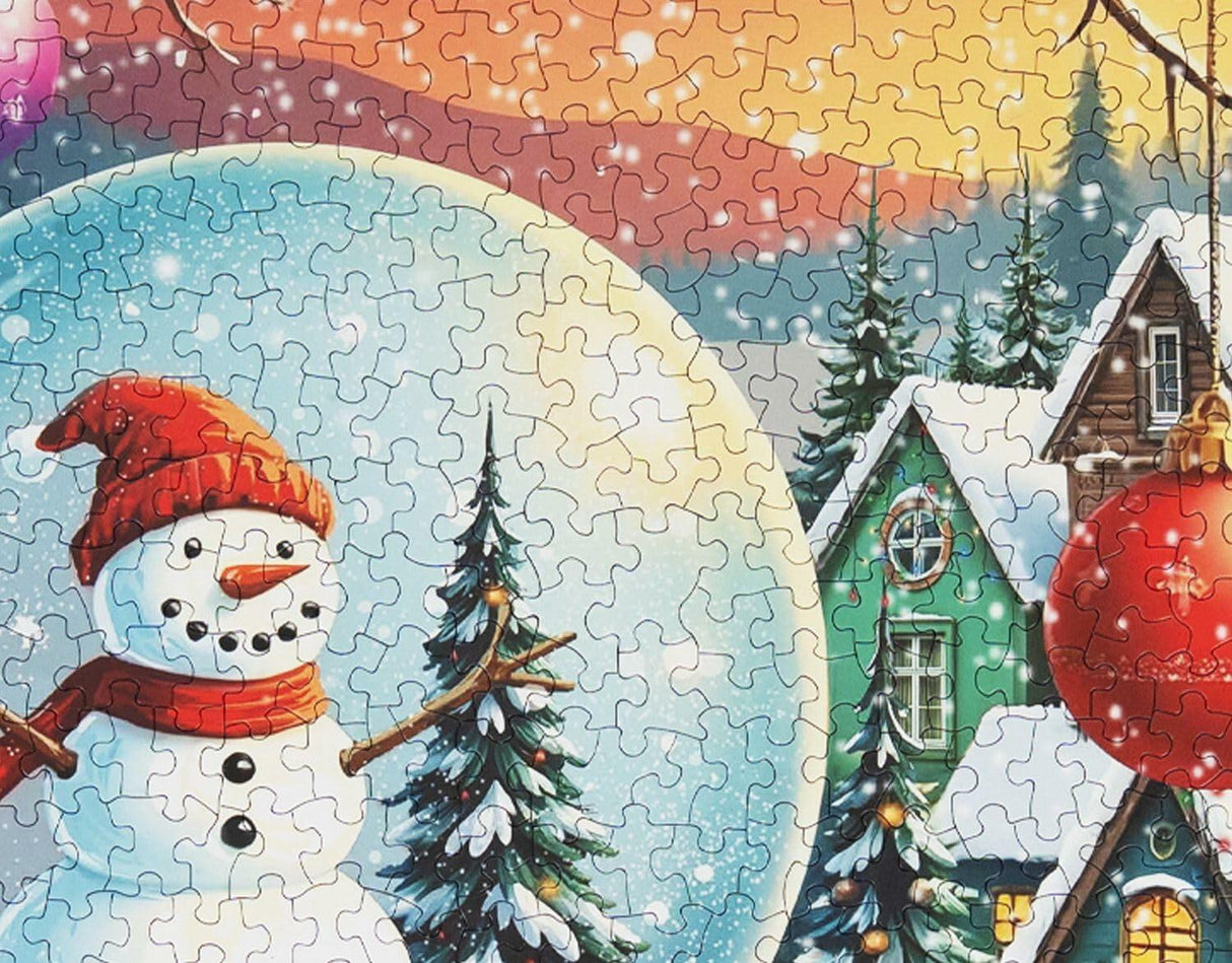 Springbok Snowman Snow Globe 1000Pc