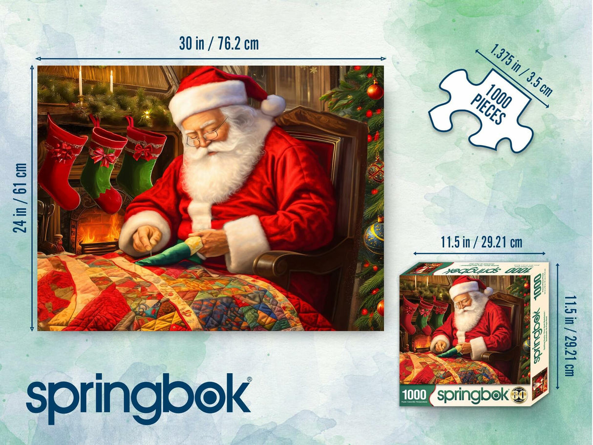 Springbok Quilting Santa 1000Pc