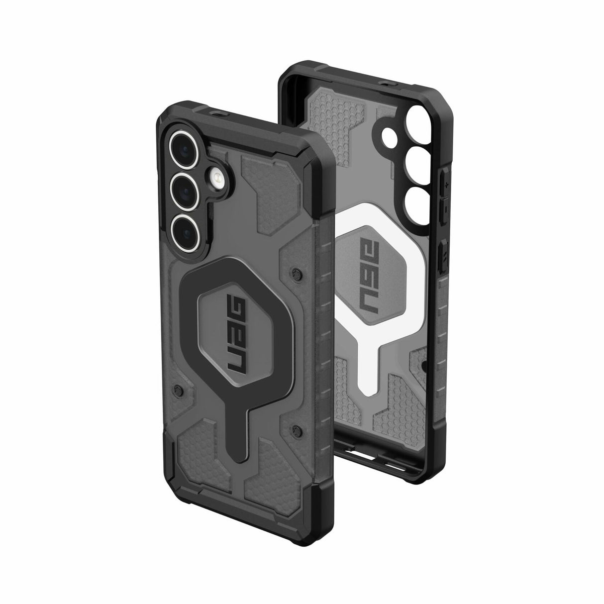 Urban Armor Gear (UAG) - Pathfinder Clear Case with Magnet for Samsung Galaxy S25 FE - Ash and Black